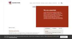 Desktop Screenshot of essentialmedia.de